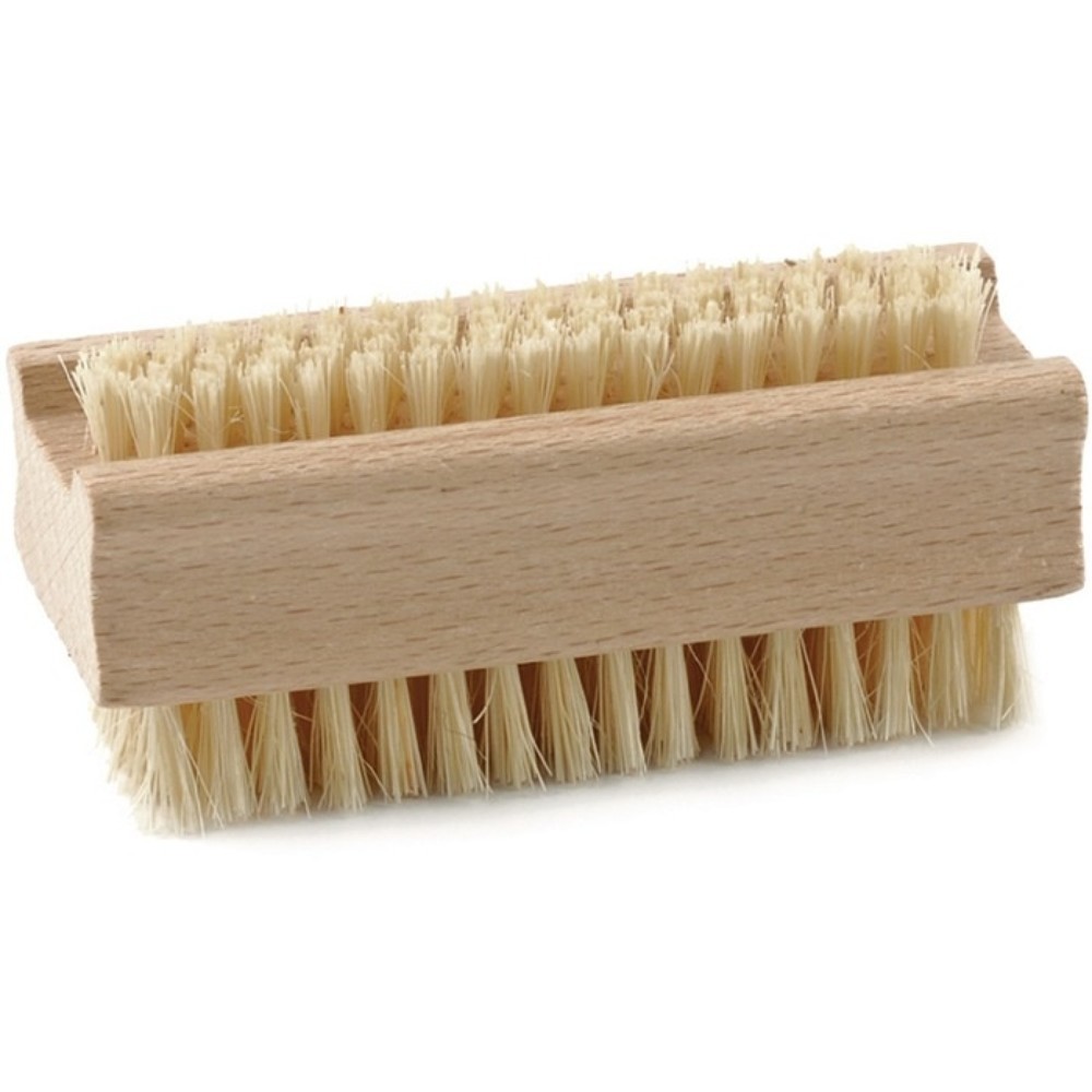 Brosse de lavage des mains bois des deux côtés fibre naturelle SOREX