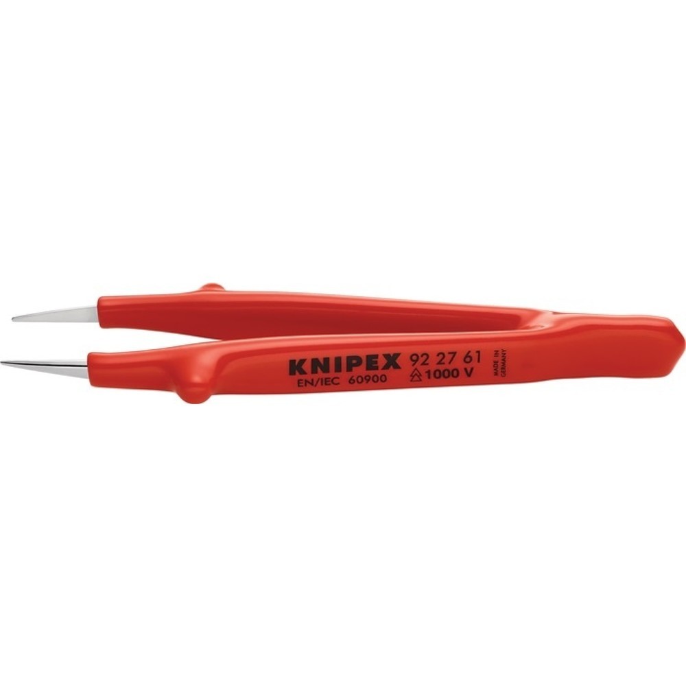 Pincette de précision longueur 150 mm 45 degr. coudé chromé KNIPEX