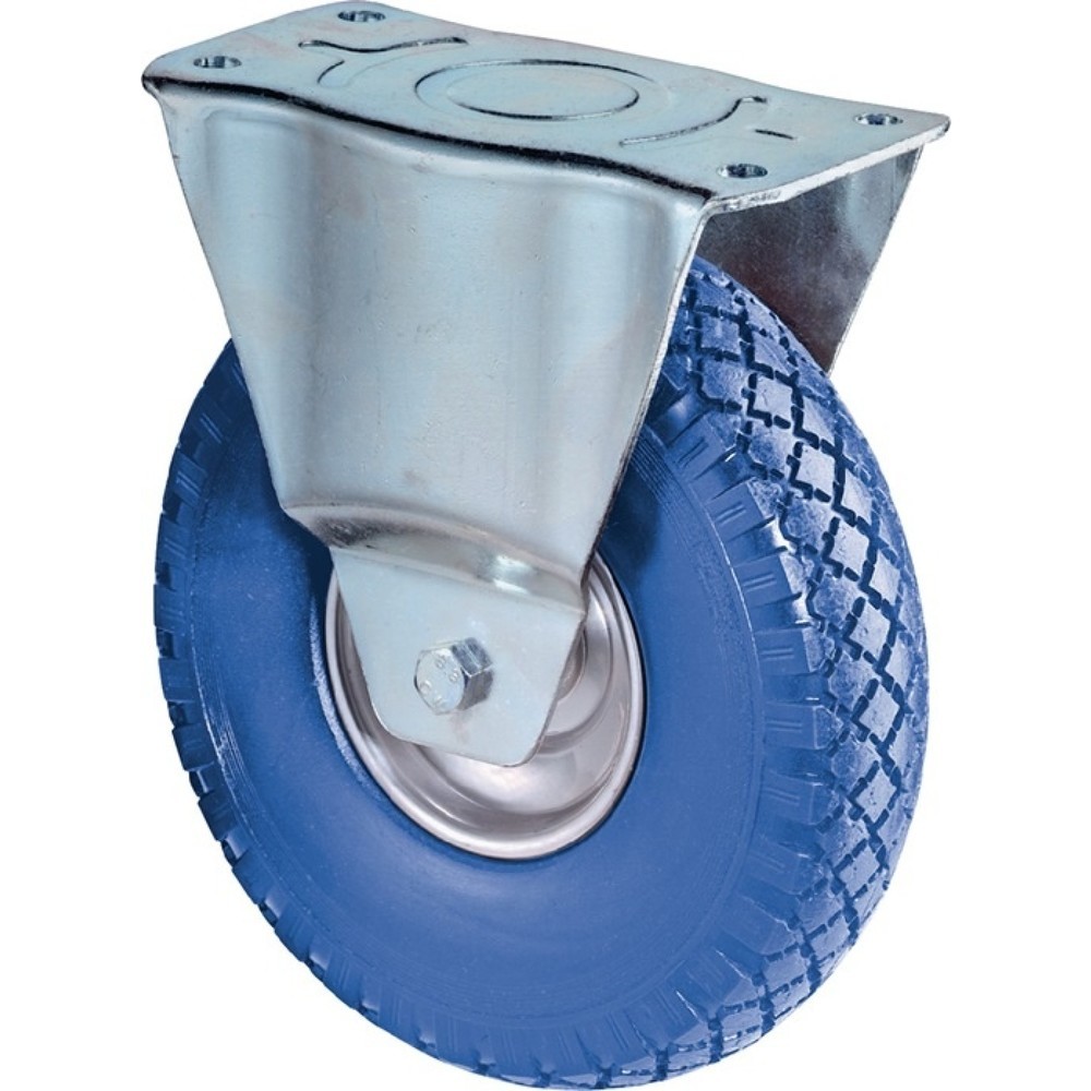 BS ROLLEN Roue fixe, polyuréthane, 200 mm 75 kg, 138 x 109 mm