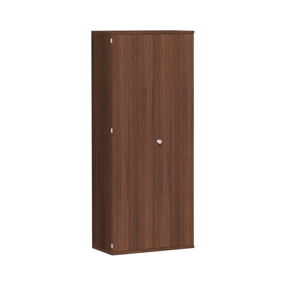 Büroschrank Profi, 5 OH, Breite 800 mm, Flügeltür, Nussbaum