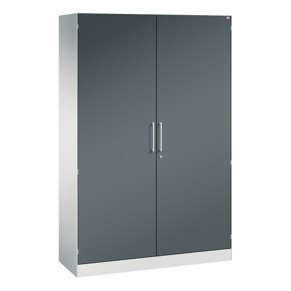 C+P Flügeltürenschrank Asisto, 5 OH, Breite 1.200 mm, lichtgrau, anthrazitgrau