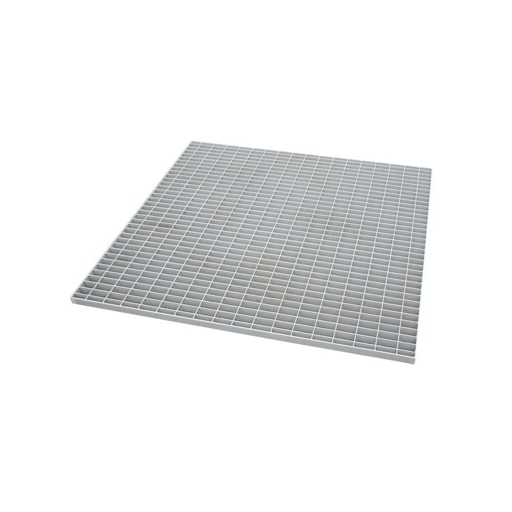 Caillebotis pour bac collecteur, acier, l x P 1 200 x 1 200 mm, 4x 200 l