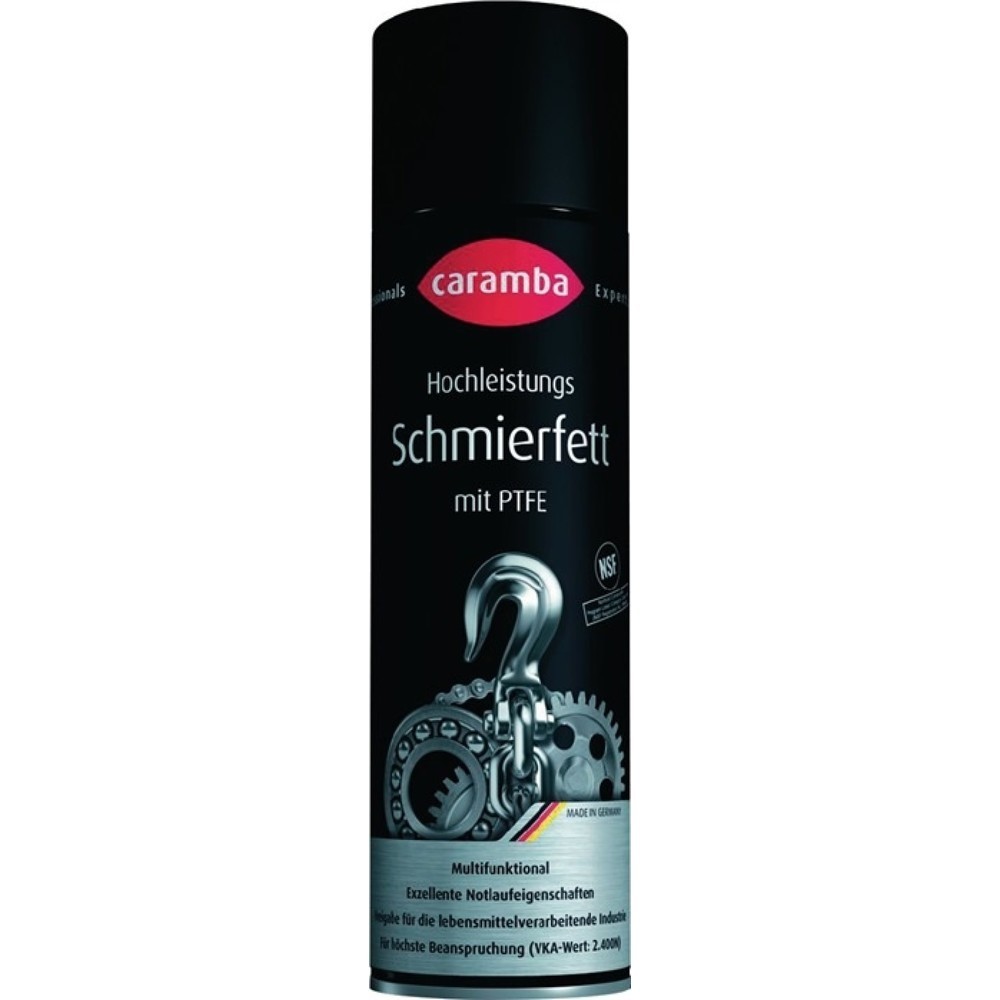 CARAMBA Hochl.Schmierfett m.PTFE hellbraun NSF H2 500 ml Spraydose