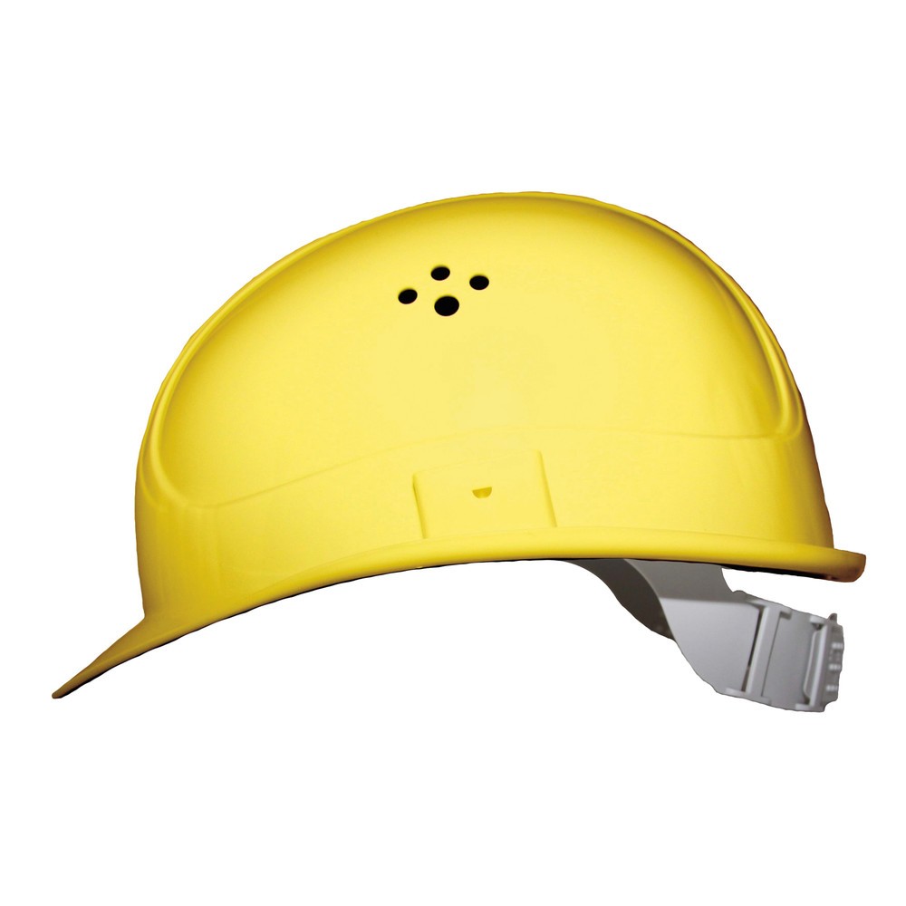 Casque de protection industriel, 4 points, DIN EN 397, PE, jaune