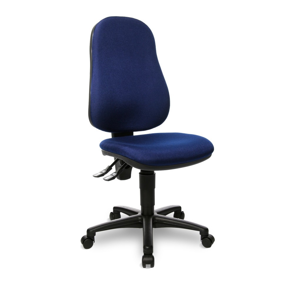 Chaise de bureau pivotante Topstar® Point 70, chaise ergonomique, bleu