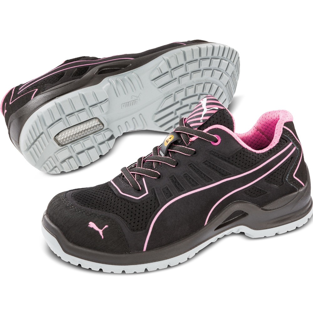 Chaussures de sport de sécurité PUMA® Fuse TC Pink Low S1P, taille 39