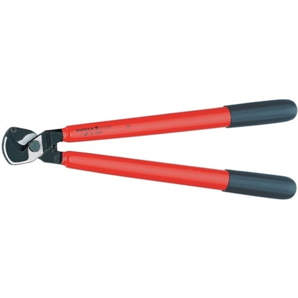 Coupe-câble longueur 500 mm tête polie VDE plongée isolée KNIPEX