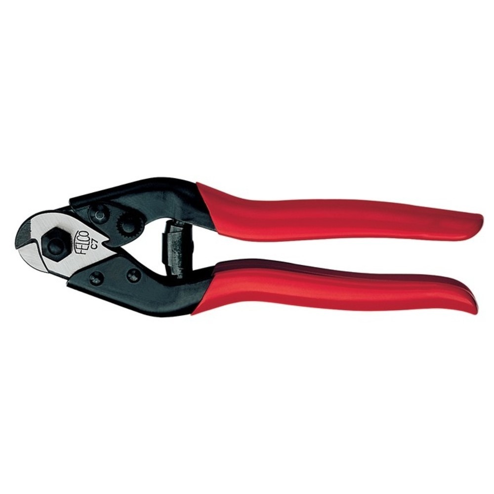 Cisaille à câble métallique C7 longueur 190 mm revêtement en plastique FELCO