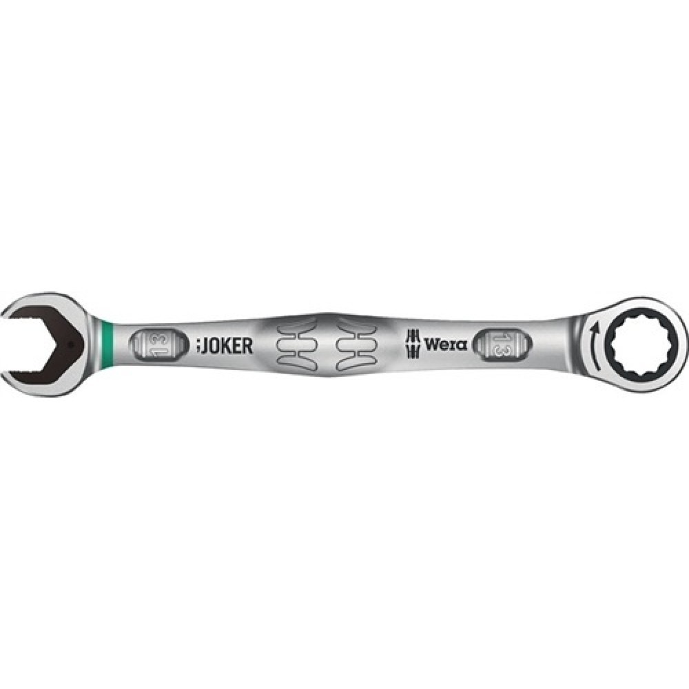 Clé mixte à cliquet Joker ouv. de clé 10 mm L. 159 mm droit WERA