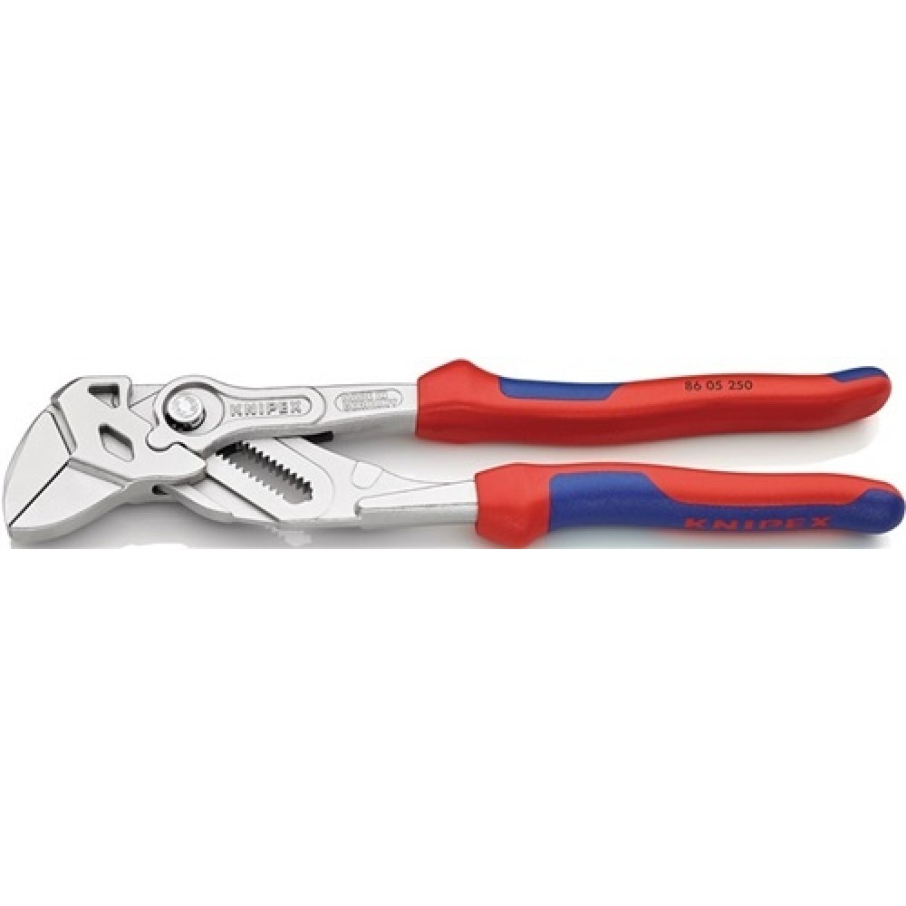 Pince-clé longueur 180 mm envergure 40 mm chromé gaines multicomposant KNIPEX