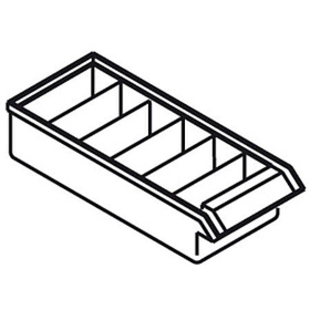 Cloisons intermédiaires transversales, pour systèmes de rangement pour petites pièces Premium, pour une largeur de 69 mm