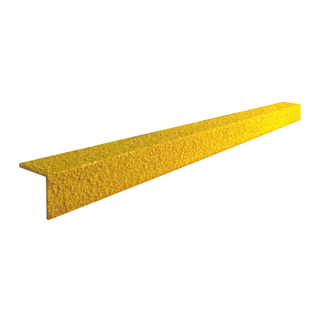 COBA Profilé antidérapant pour nez de marche COBAGRiP® Stair Nosing, HxlxP 5,5 x 1 000 x 55 mm, jaune