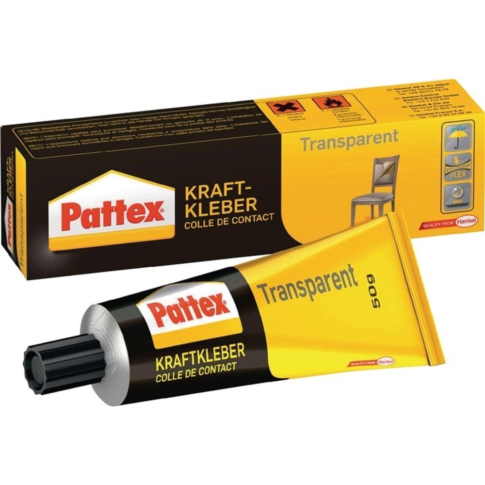 Colle forte transparent -40 degr. C à +70 degr. C 50 g tube PATTEX