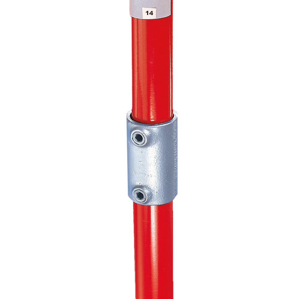 Raccord droit pour 2 tubes, Ø extérieur du tube 26,9 mm