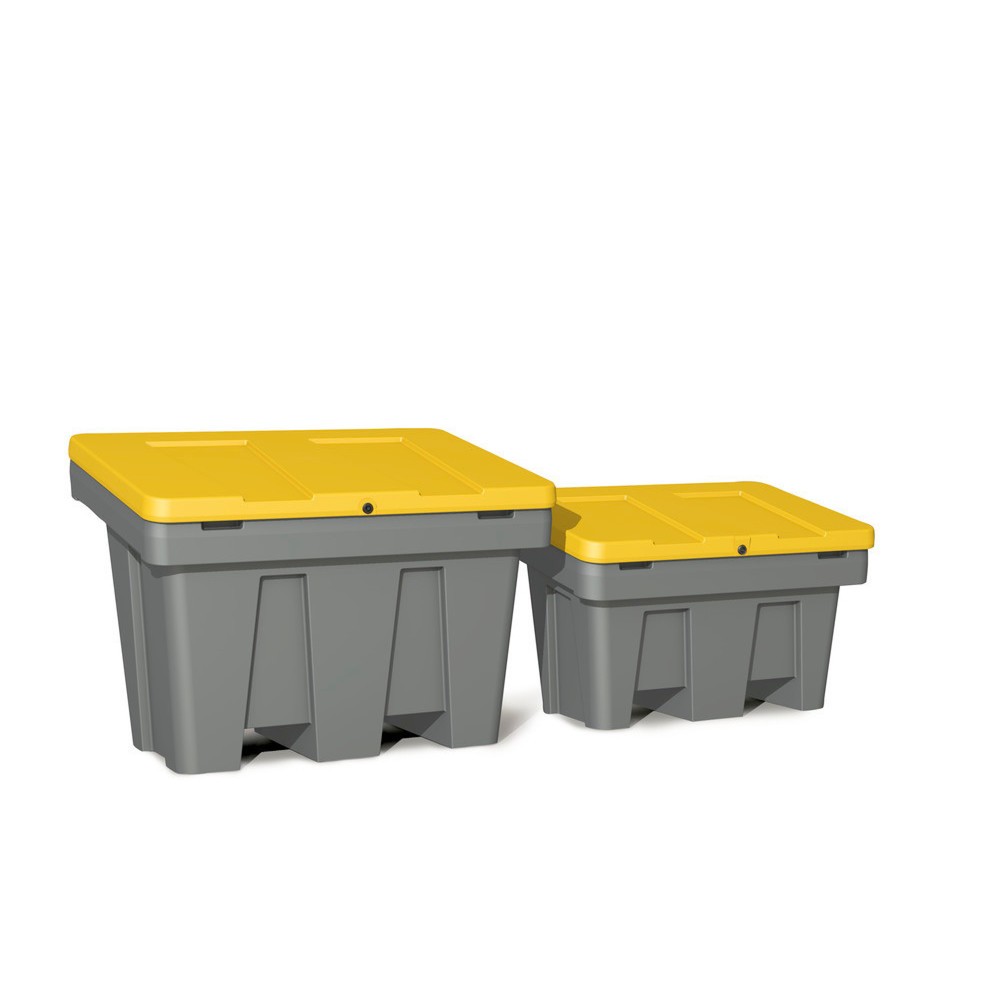 Bac à paillettes GB 150, gris/jaune, 150 litres