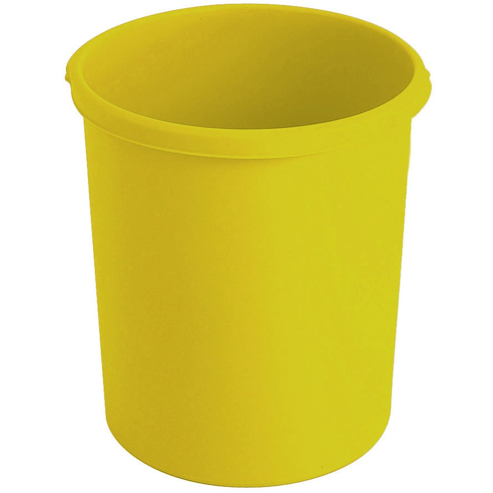 Corbeille à papier VB-PP, 30 litres, jaune