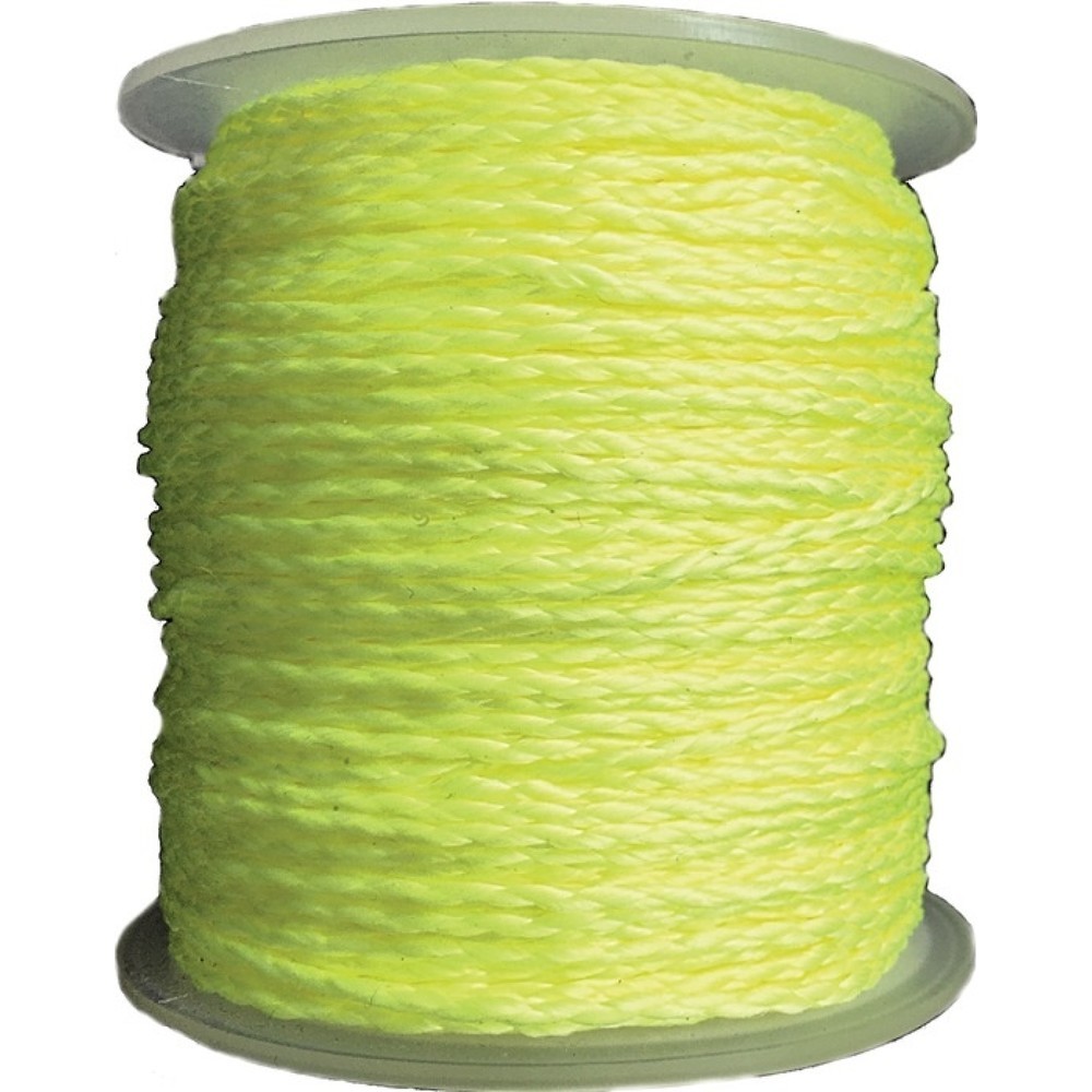 Fil de pavés longueur 100 m D. 2 mm 60 kg polypropylène jaune