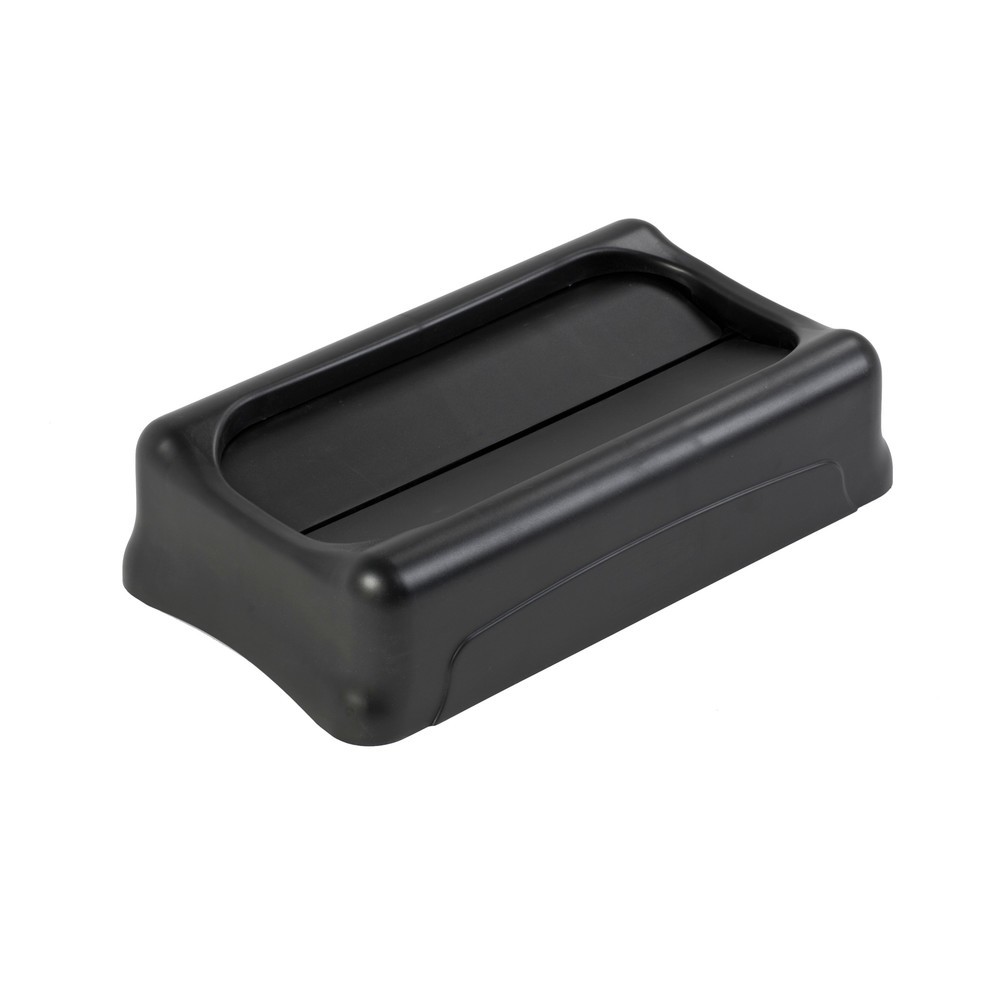 Couvercle oscillant pour Rubbermaid Slim Jim®, noir