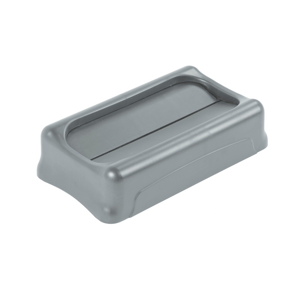 Couvercle oscillant pour Rubbermaid Slim Jim®, gris