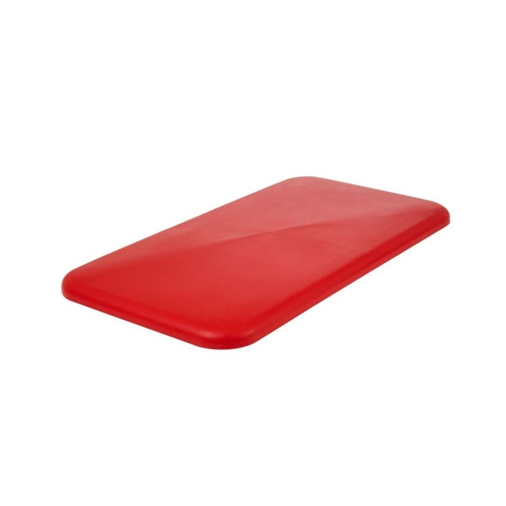 Couvercle pour bac à roulettes BASIC, H x l x P 95 x 991 x 686 mm rouge