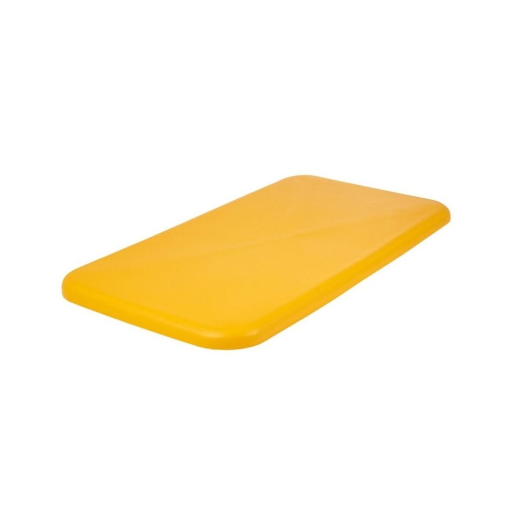 Couvercle pour bac à roulettes BASIC, H x l x P 95 x 991 x 686 mm jaune