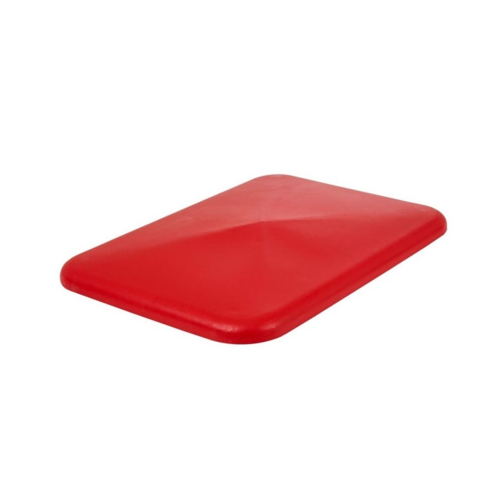 Couvercle pour bac à roulettes BASIC, H x l x P 85 x 1 308 x 699 mm, rouge