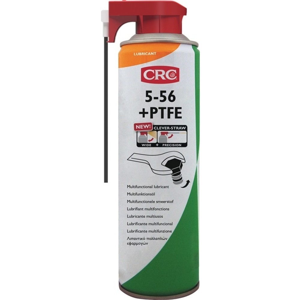 CRC Multifunktionsöl 5-56+PTFE CLEVER STRAW 500 ml Spraydose Clever Straw