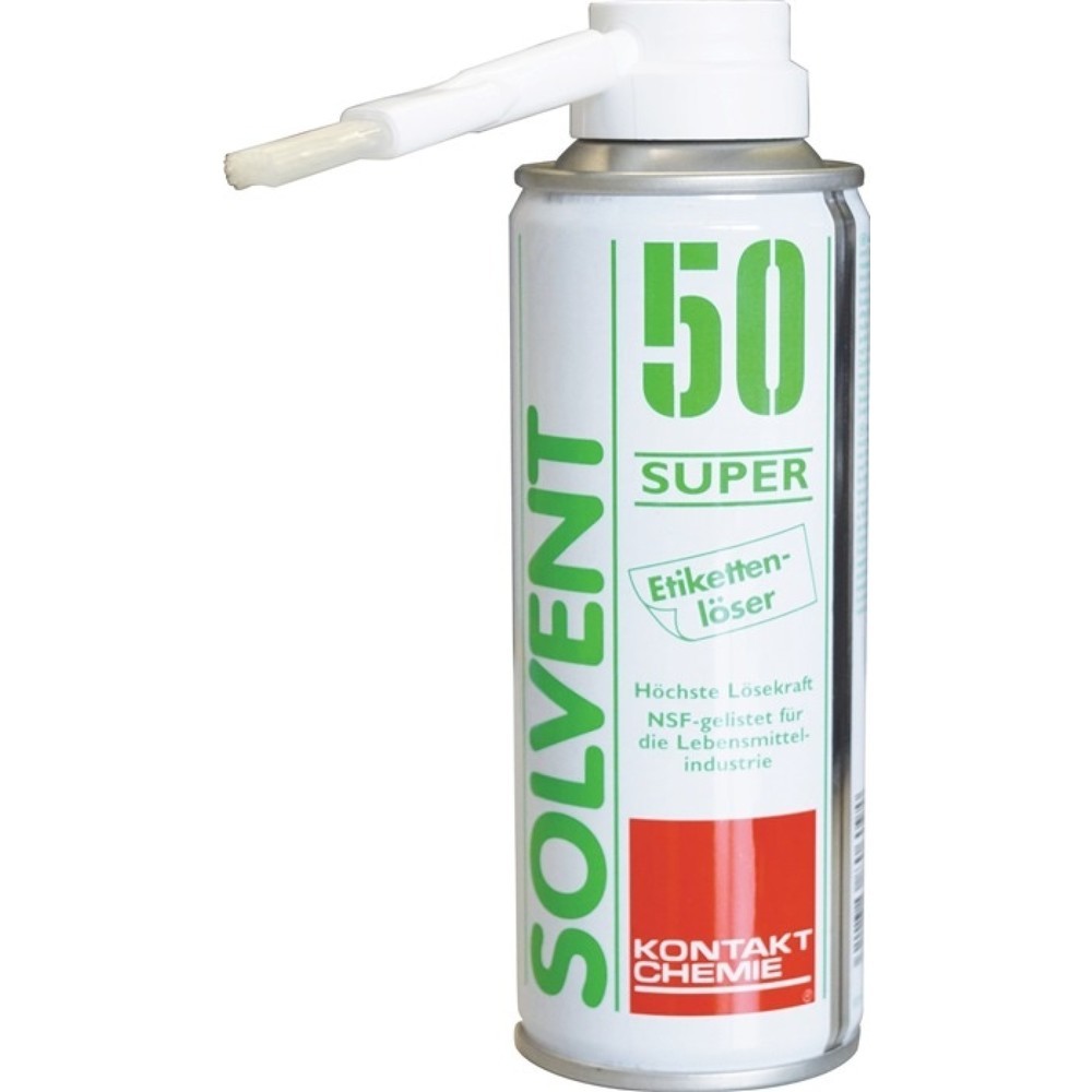 Décolle-étiquettes SOLVENT 50 SUPER 200 ml NSF K3 bombe aérosol KONTAKT CHEMIE