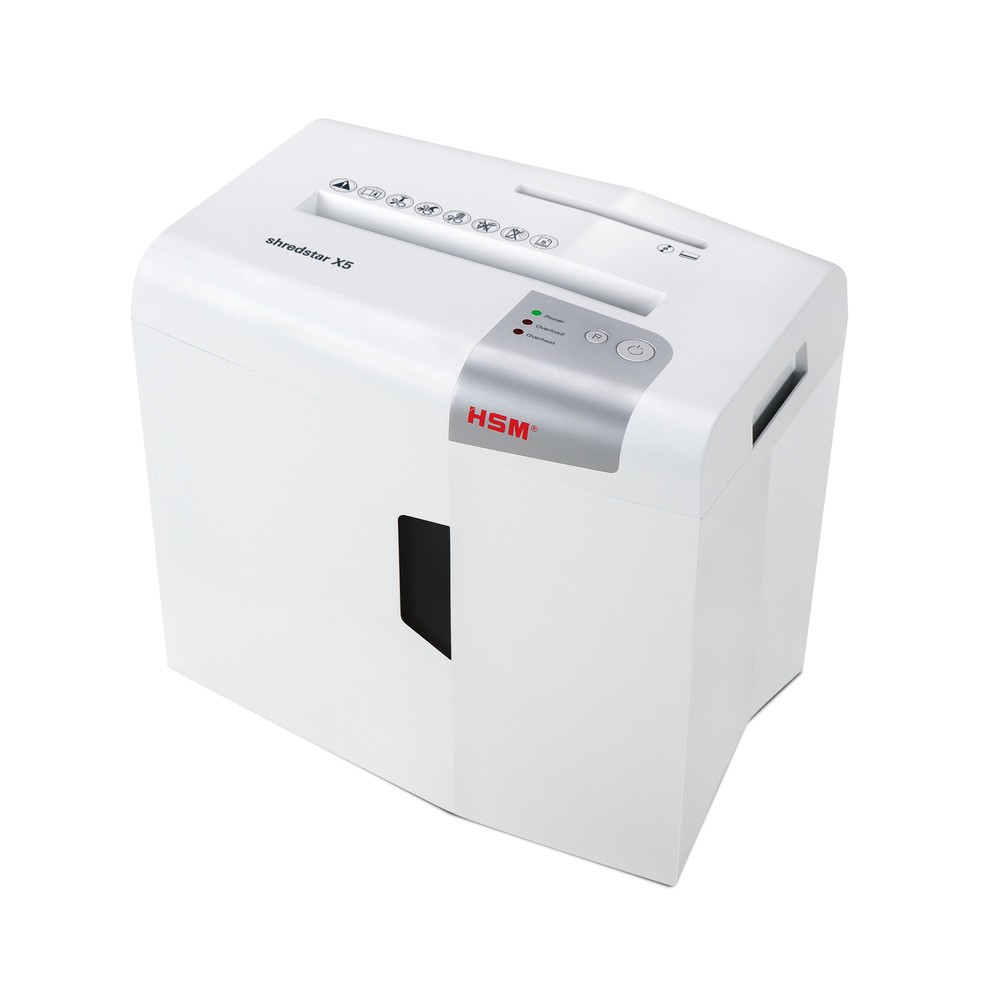 Destructeur de documents HSM shredstar X5, coupe croisée en particules 4,5 x 30 mm