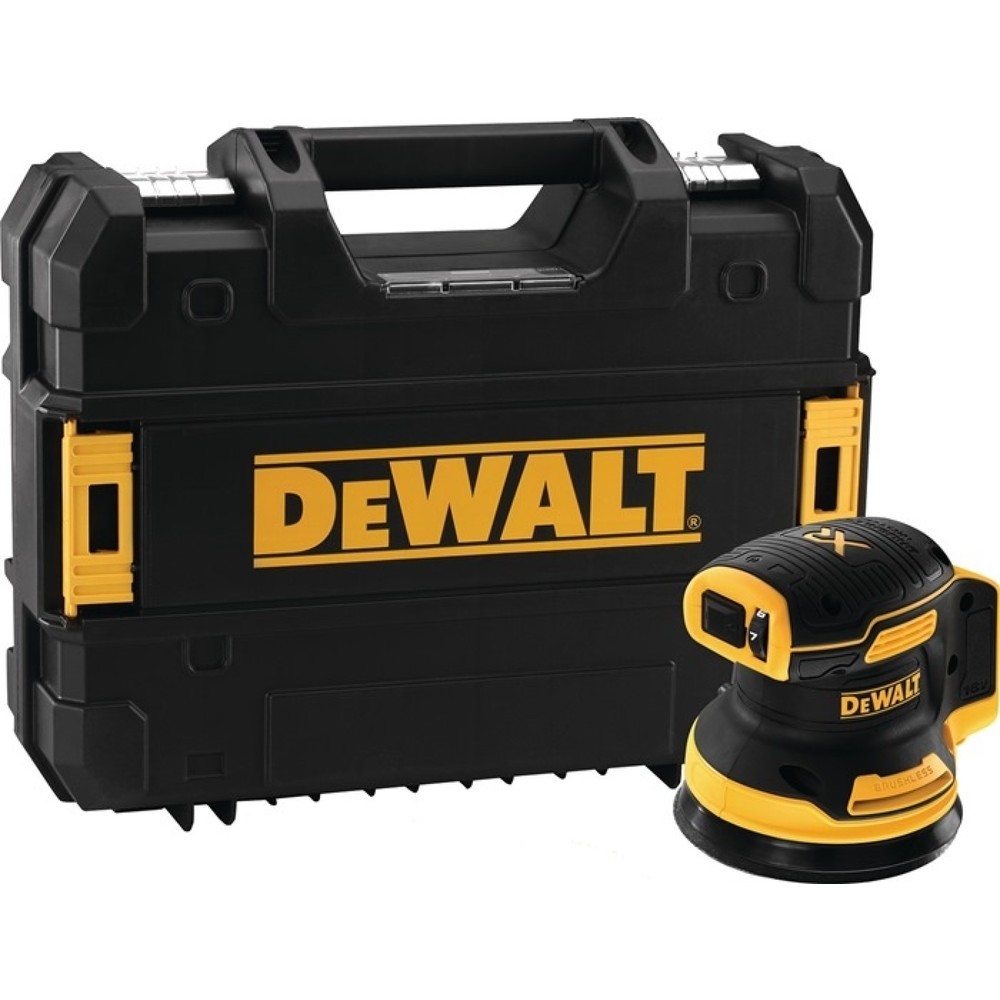 DEWALT Akku-Exzenterschleifer DCW 210 NT, 8000-12000 min-¹, 18 V 125 mm, 2,6 mm