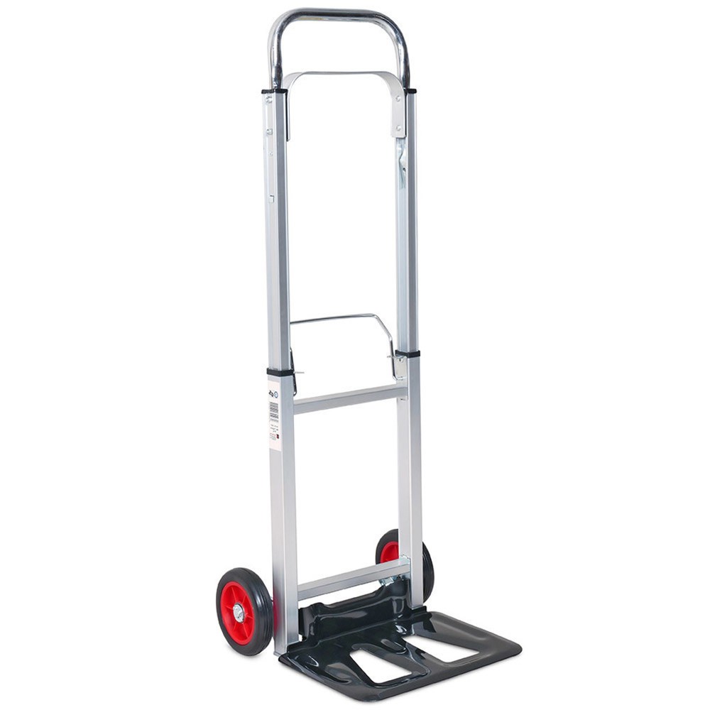 Diable de transport en aluminium, pliable, HxlxP 1 080 x 400 x 400 mm, capacité de charge 90 kg