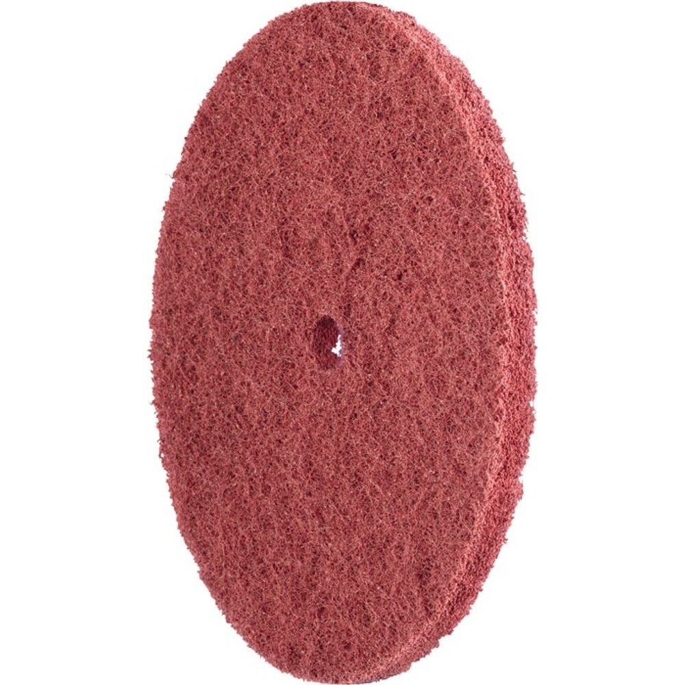 Disque abrasif en non-tissé POLINOX D. 150 mm 280 marron perçage 13 mm PFERD