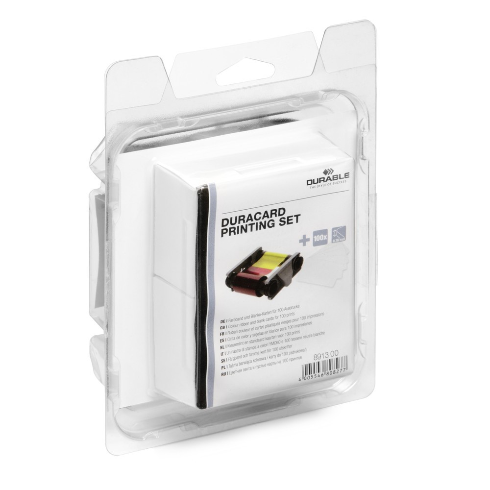 DURABLE DURACARD Printing set (Farbband+Karten)