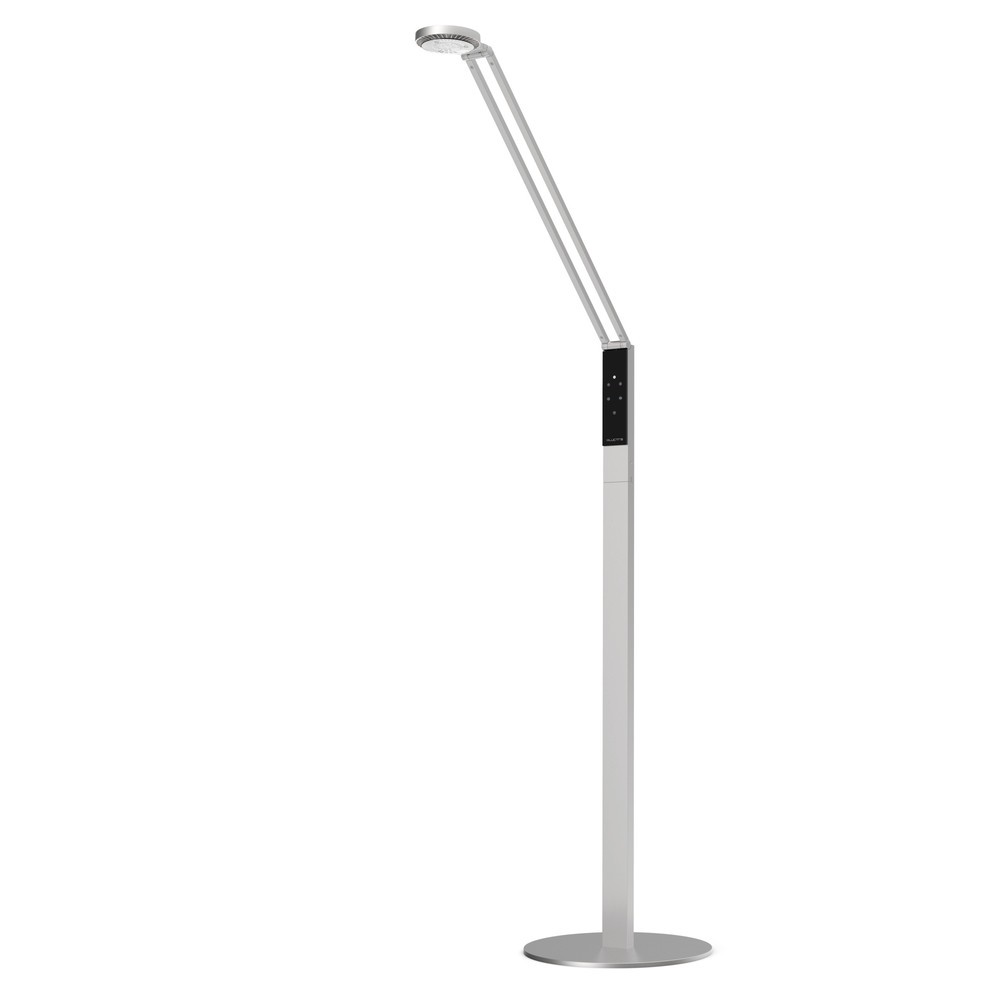 DURABLE Lampadaire LUCTRA® FLOOR 2 RADIAL, argent métallisé