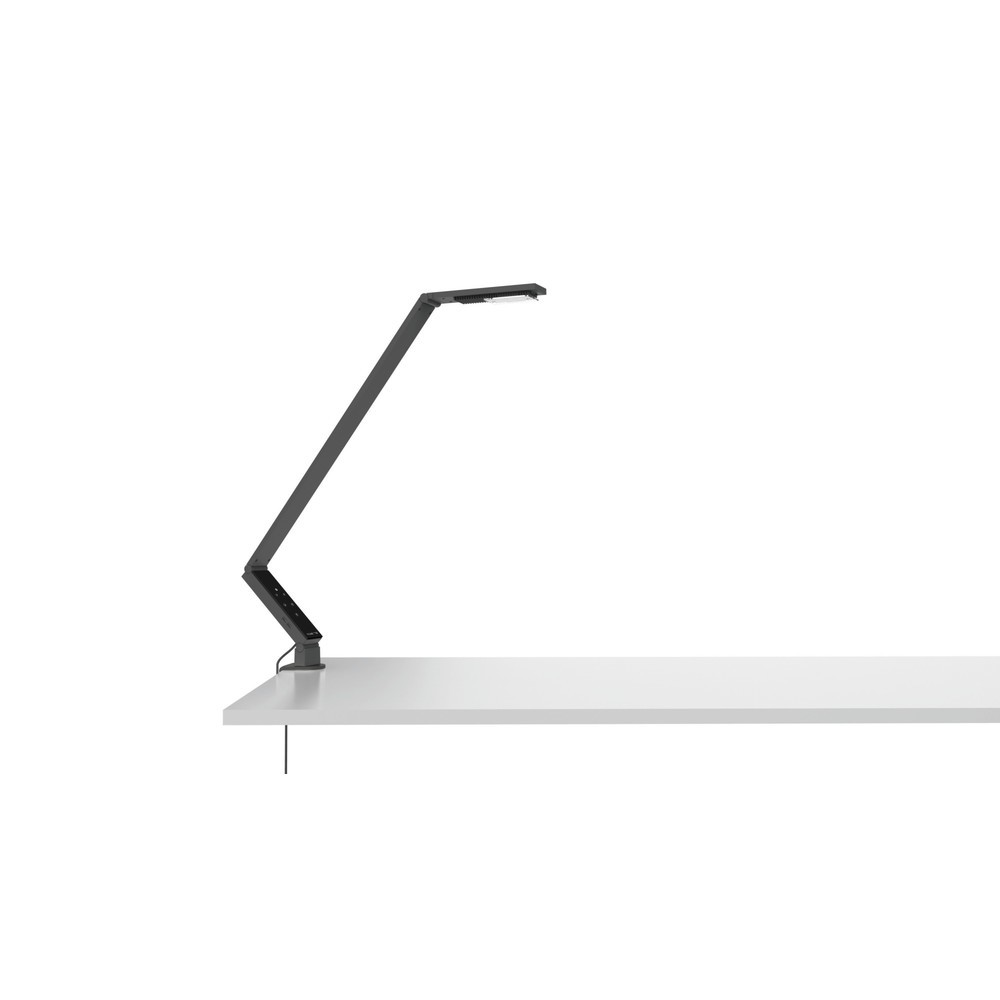 DURABLE Lampe de table LUCTRA® TABLE PRO 2 LINEAR CLAMP, noire