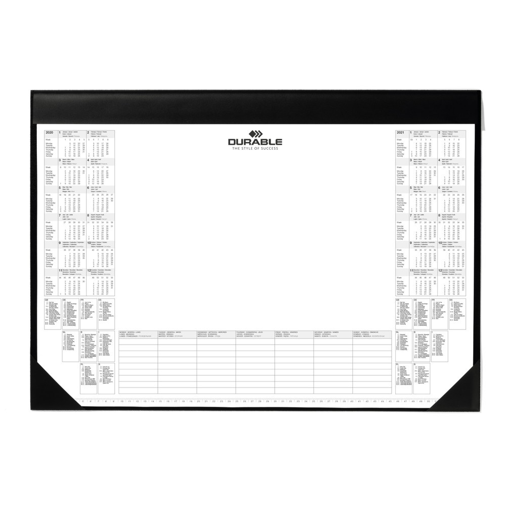 DURABLE SCHREIBUNTERLAGE MIT KALENDERBLOCK 10er SET