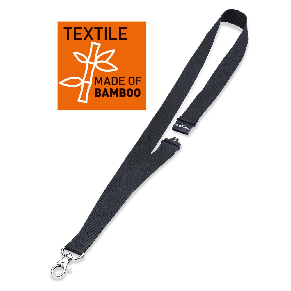 DURABLE Textilband 20 ECO mit Karabiner, 40 Stk/VE