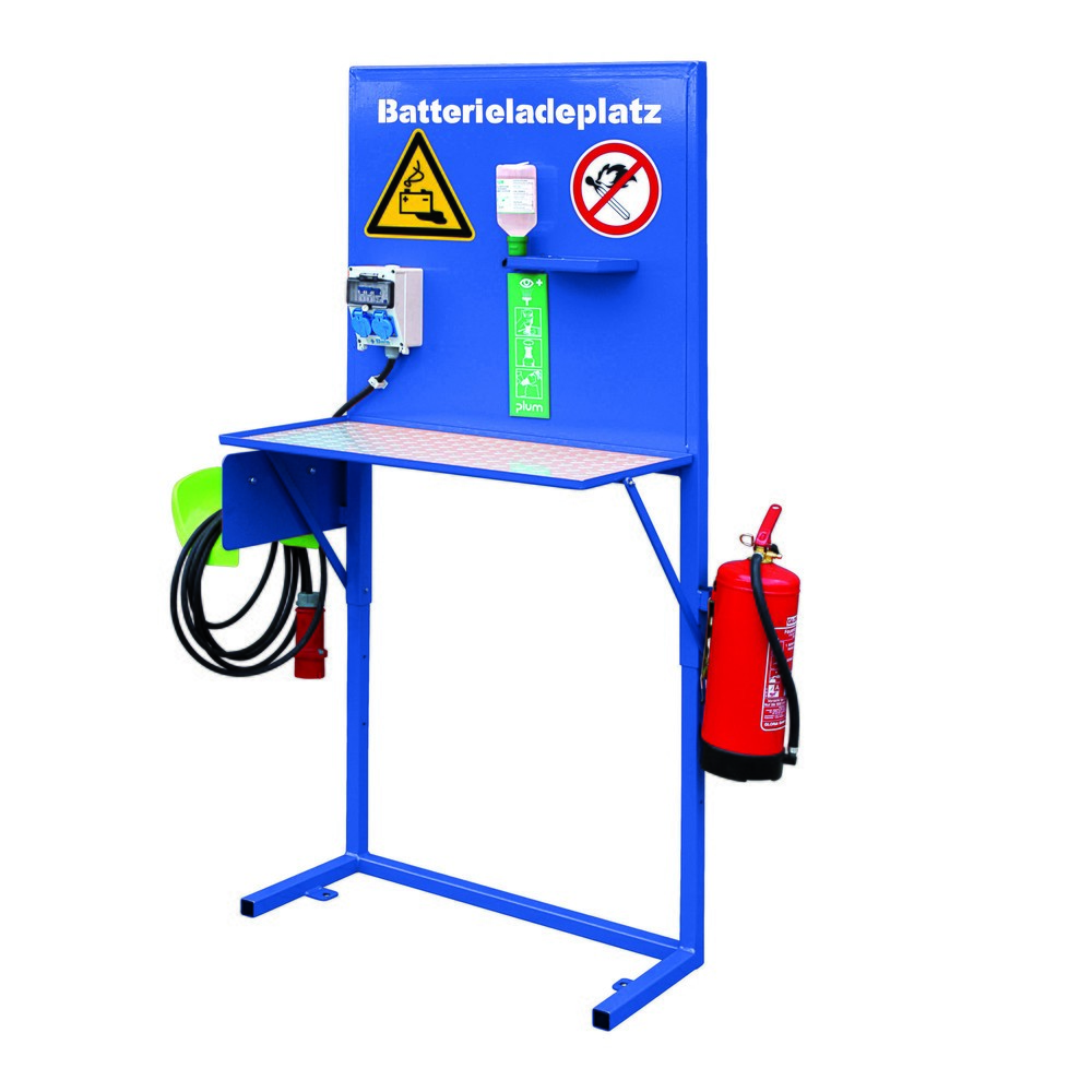 Eichinger® Batterie-Ladeplatz gem. GroLa BG und VdS-Infoblatt 2259, 2116.1 enzianblau