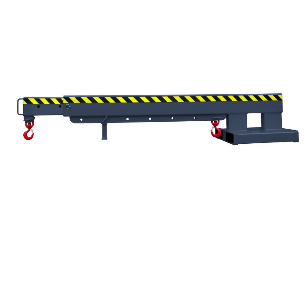 Eichinger® Bras de grue télescopique, 5 000 kg, gris anthracite