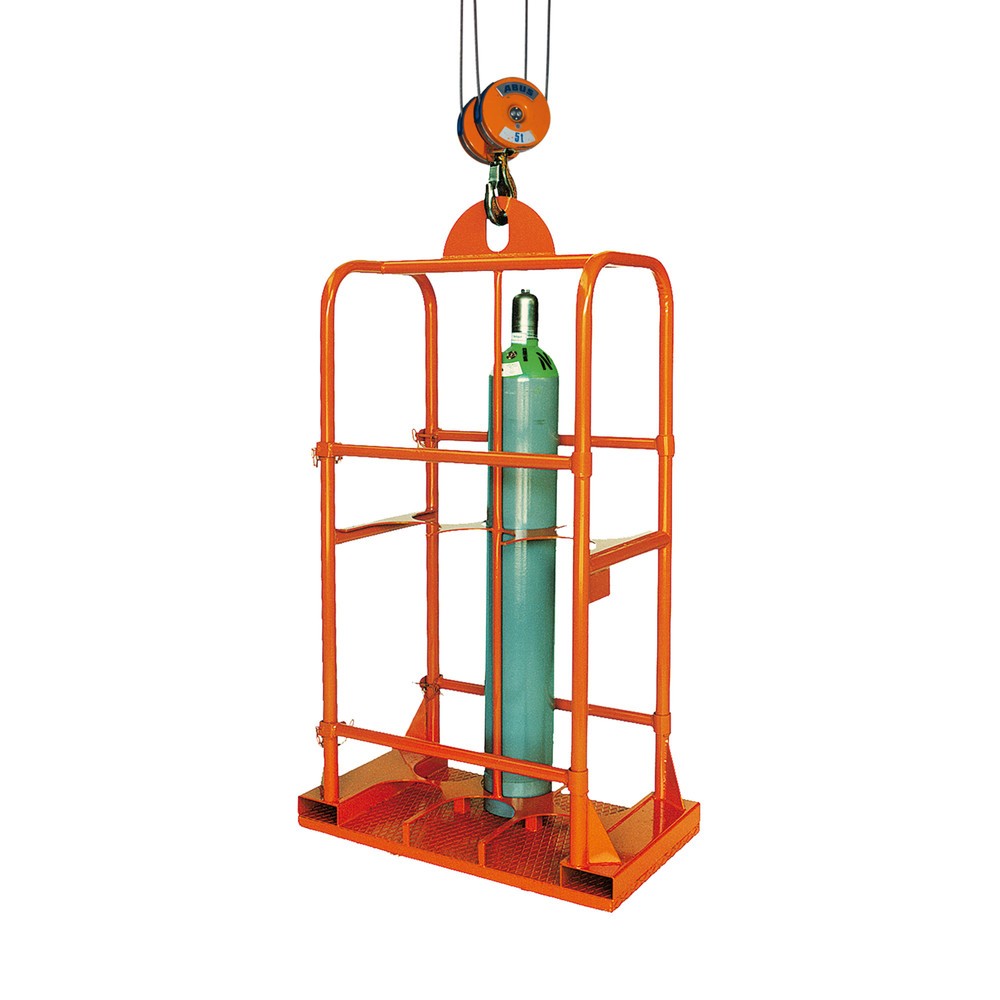 Eichinger® Gasflaschenkorb, 4 Flaschen ø 250 mm, reinorange