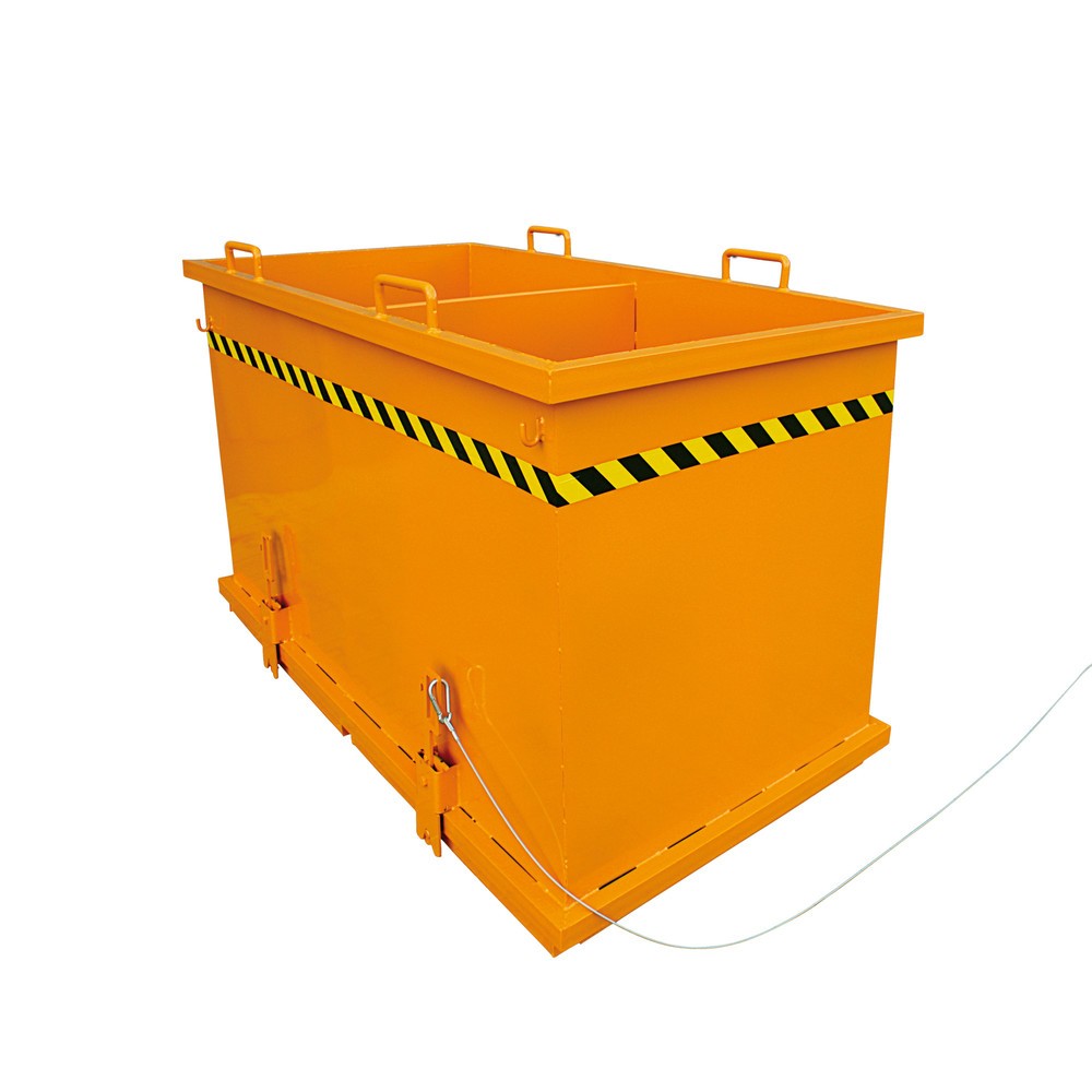 Eichinger® Klappbodenbehälter Sortiersystem, 2x900 LIter reinorange