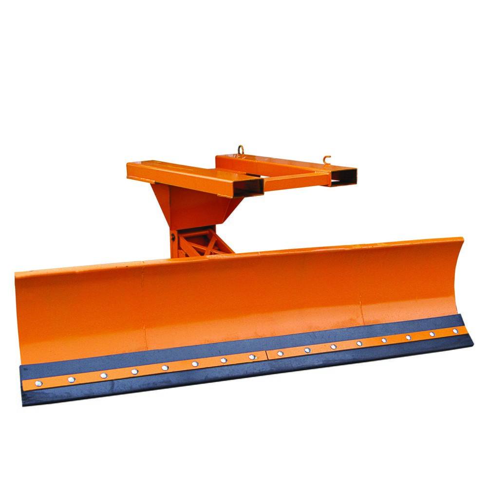 Eichinger® Schneepflug mit Niveauausgleich, Einfahrtasche oben Schildbreite 2100 mm reinorange, stahl