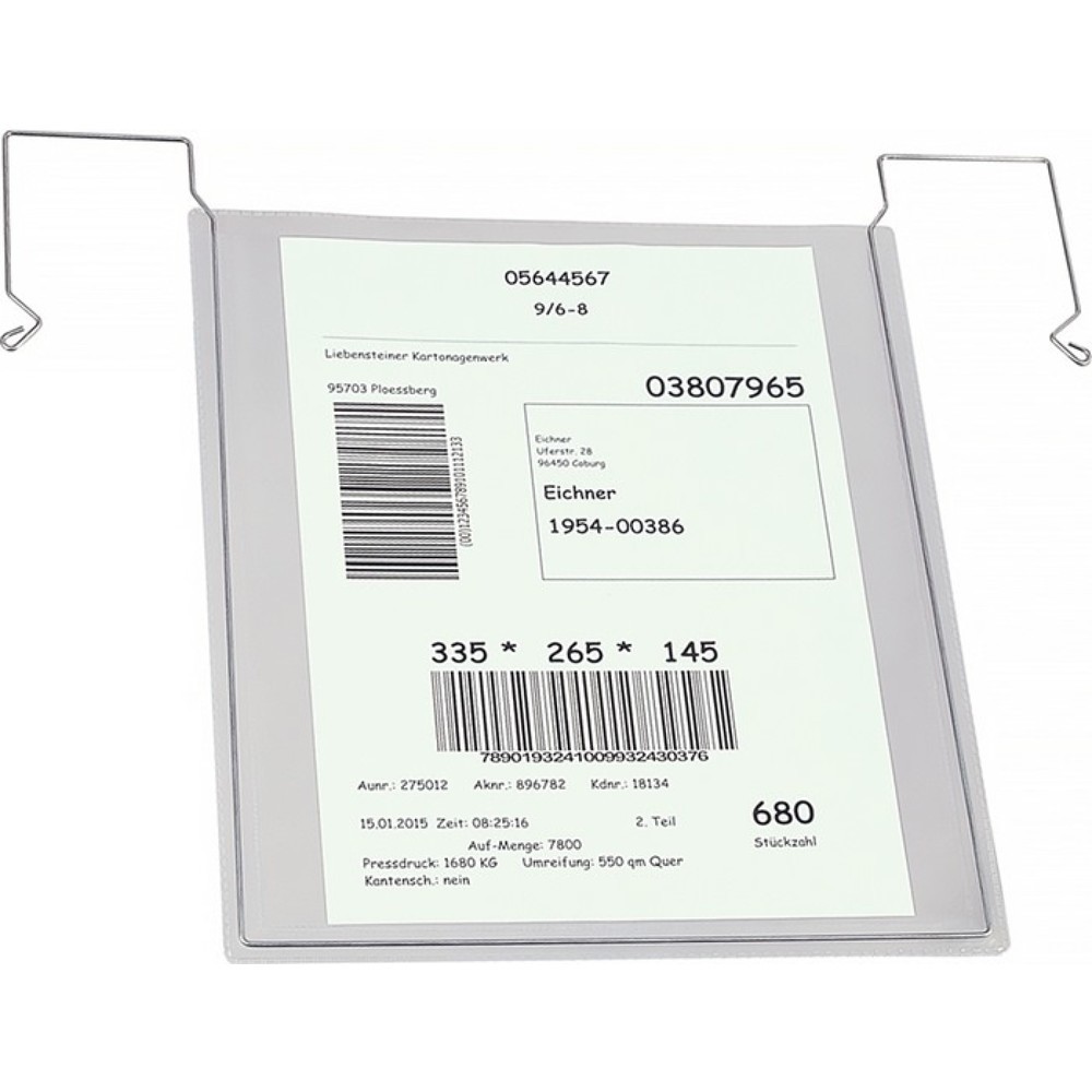 EICHNER Dokumententasche, mit flexiblem Drahtbügel, B280xH325 mm DIN A4 hoch