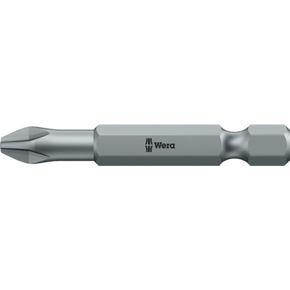 Embout 851/4 TZ 1/4 po. PH 1 longueur 50 mm zone de torsion, dur tenace WERA