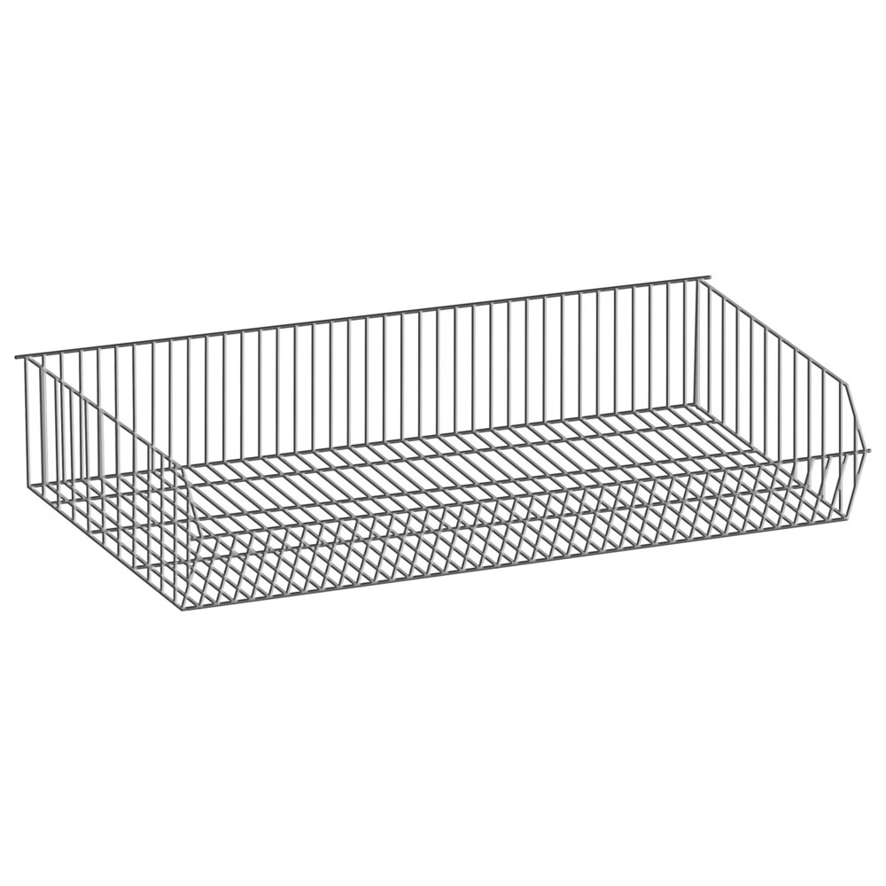 Étagère à paniers pour rayonnage à tablettes SCHULTE avec paniers à mailles grossières, lxP 1000 x 500 mm