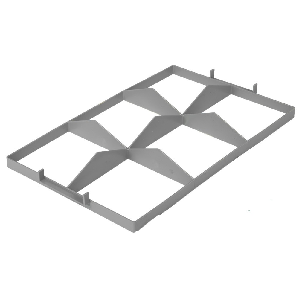 Fachwerkeinsatz für Gläserkiste, 2x3 oben