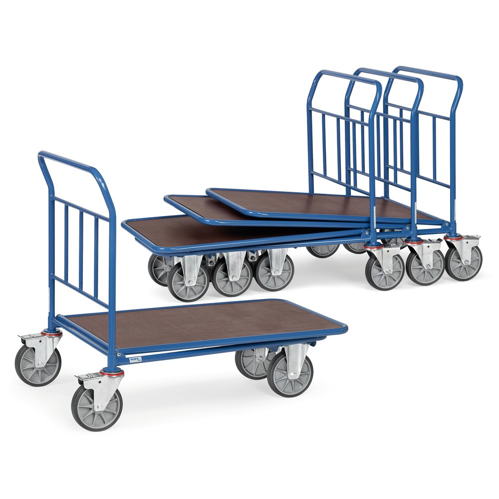 fetra® Chariot Cash-'n'-Carry, capacité de charge 500 kg, surface de chargement lxP 600 x 1 000 mm