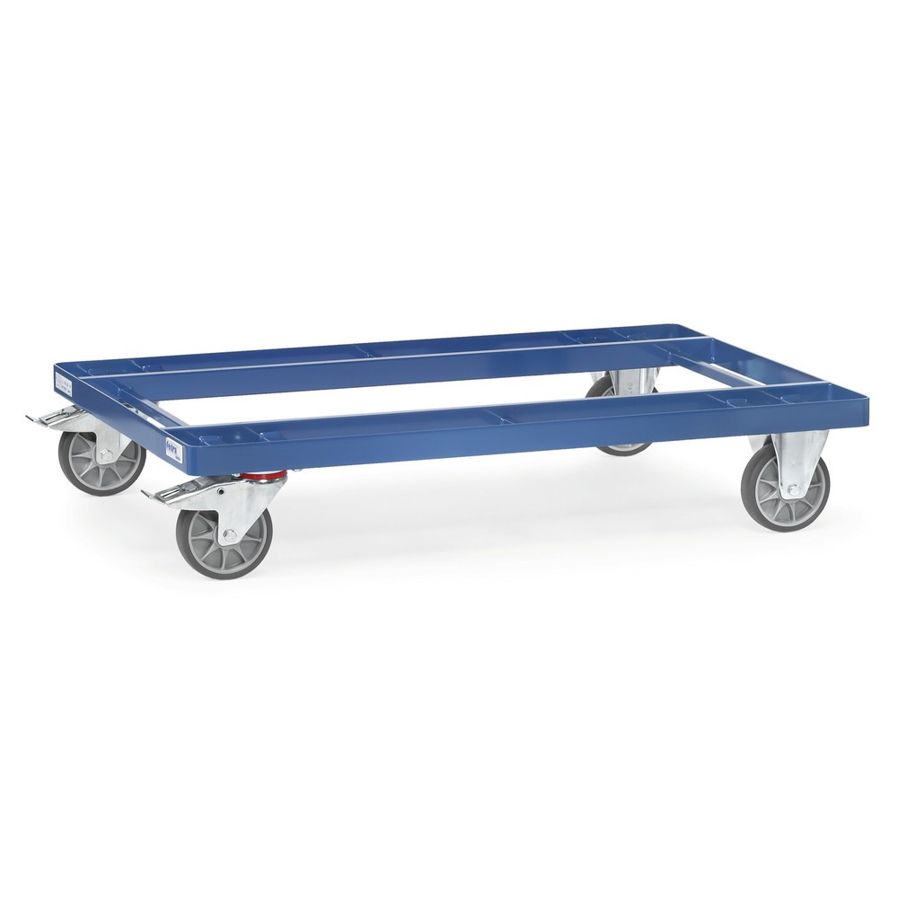 fetra® Fahrgestell, TK 500 kg, für Paletten 1.200 x 800 mm, TPE-Bereifung