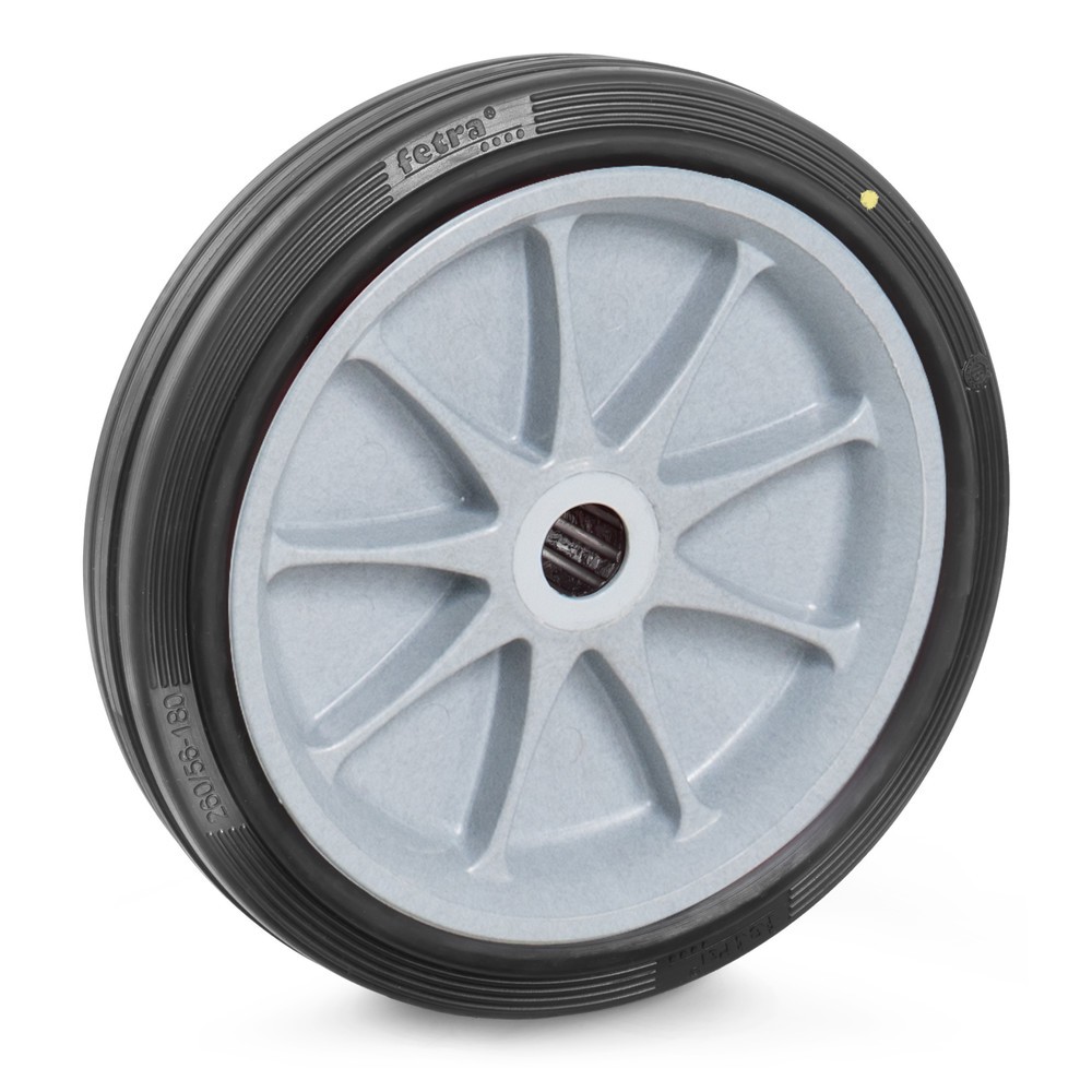 fetra® Roue en caoutchouc plein ESD 260 x 56 mm « fetra »