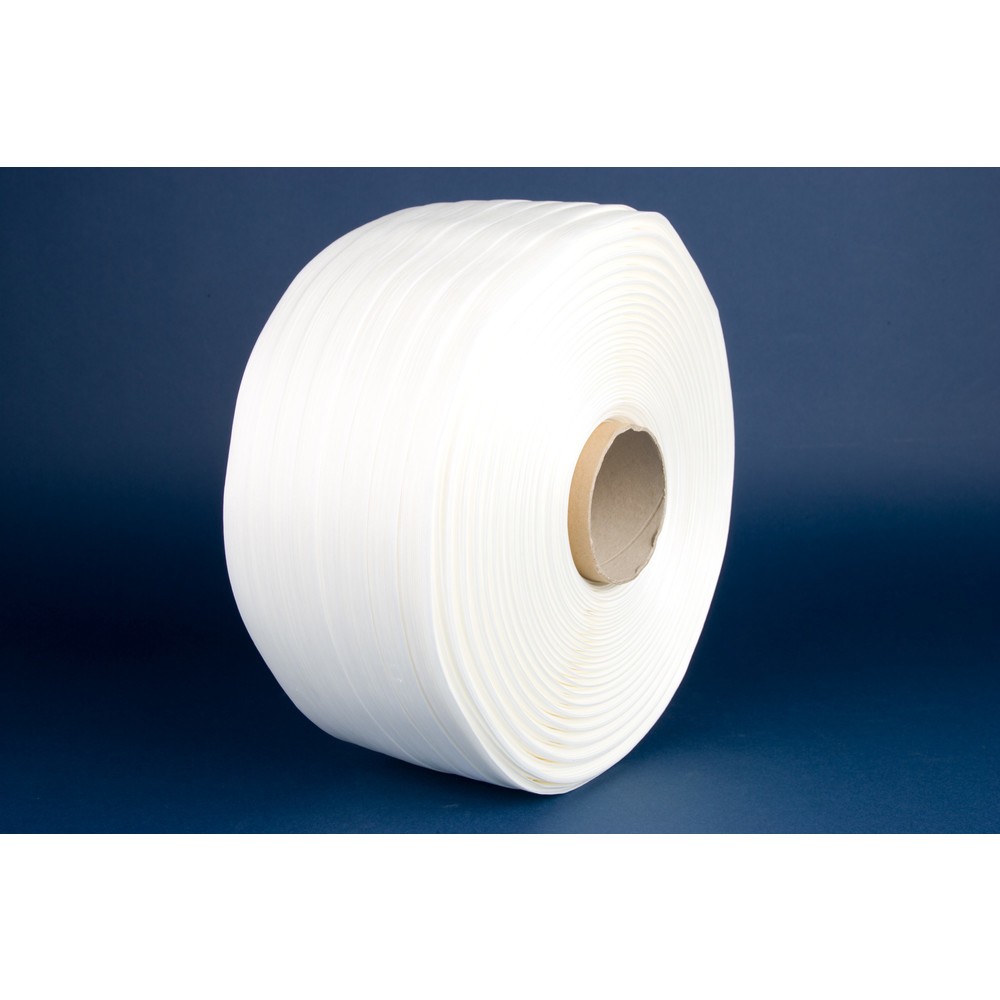 Feuillard structuré en polyester Hot Melt; collé, largeur de bande 25 mm